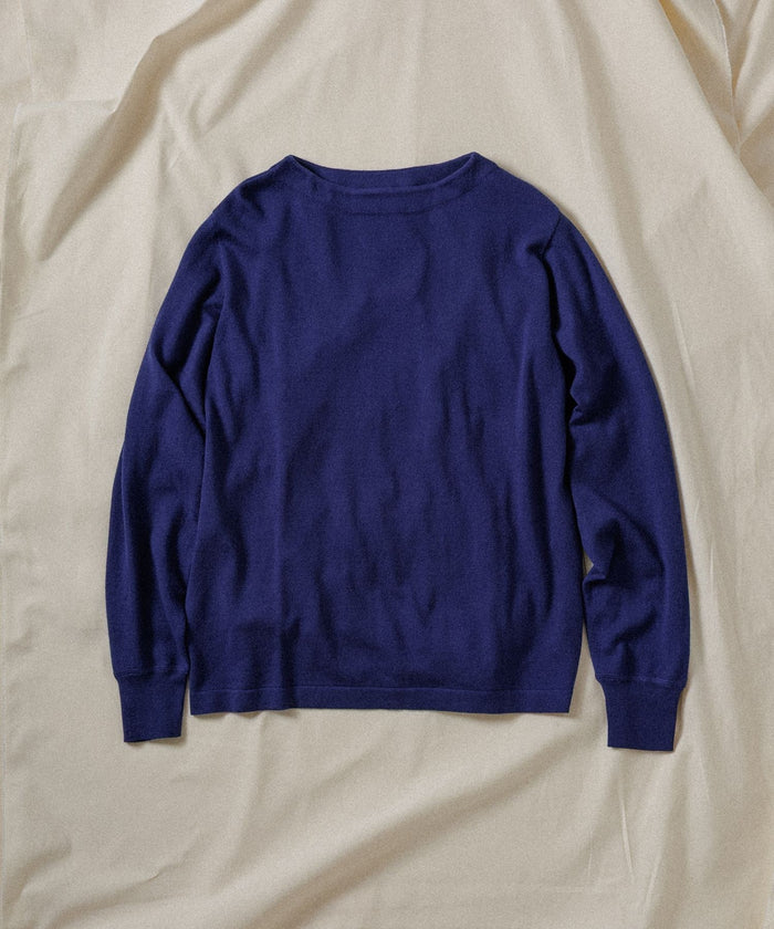 WILD LIFE TAILOR / BOAT NECK LS KNIT